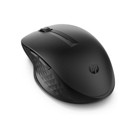 HP 435 - Mouse - ergonomic - 5 buttons - wireless - Bluetooth, 2.4 GHz - Bluetooth USB adapter - jack black - for ProBook 440 G8, 445 G9, 455 G8, 45X G9; ZBook Power G9, Studio G9; ZBook Fury 15 G8 - 1