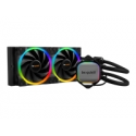 be quiet! Pure Loop 2 FX - Processor liquid cooling system - 240mm - (for: LGA1155, LGA2011, LGA1150, LGA2011-3, LGA1151, LGA2011 (Square ILM), LGA2011-3 (Square ILM), AM4, LGA2066, LGA1200, LGA1700, AM5) - copper - 120 mm - all black