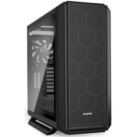 be quiet! Silent Base 802 Window - Tower - extended ATX - windowed side panel (tempered glass) - no power supply (ATX / PS/2) - black - USB/Audio - 0