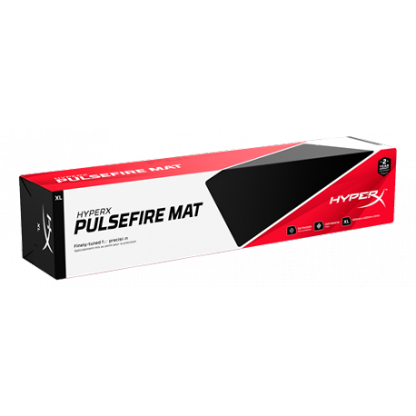 HyperX Pulsefire Mat Gaming - Mouse pad - extra large - black - for OMEN 45L by HP; Victus 15L by HP; Victus by HP Laptop 15, 16; Laptop 17; Pavilion 24 - 1