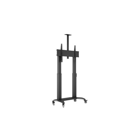 Multibrackets M Motorized Public Floorstand Dual Pillar 180 HD - Cart - motorised - for flat panel /video conference camera - aluminium - black - screen size: 75"-110" - 0
