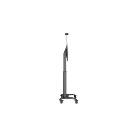 Multibrackets M Motorized Public Floorstand Dual Pillar 180 HD - Cart - motorised - for flat panel /video conference camera - aluminium - black - screen size: 75"-110" - 4