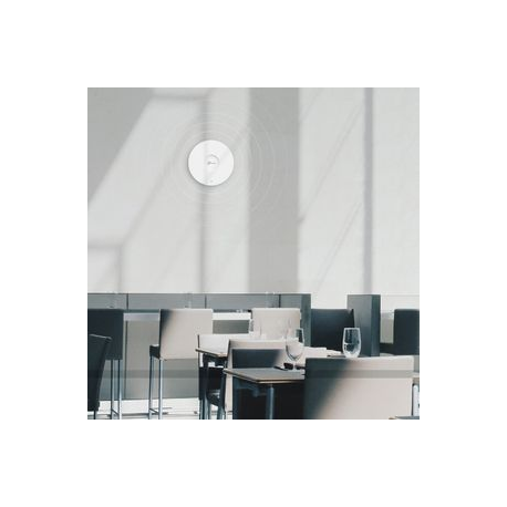 TP-Link Omada EAP670 V1.26 - Radio access point - Wi-Fi 6 - 2.4 GHz, 5 GHz - cloud-managed - wall  /  ceiling mountable - for Omada OC200, OC300; Omada Cloud Controller OC200 - 6