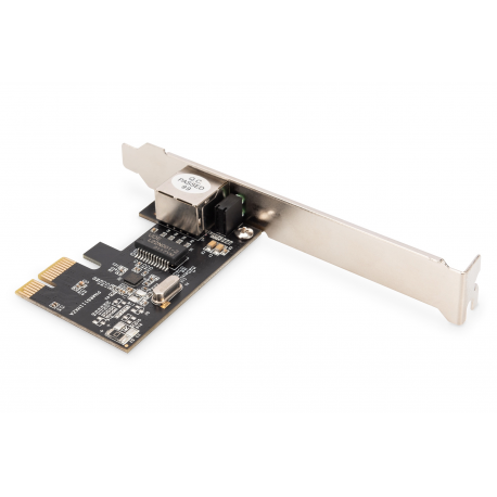 DIGITUS - Network adapter - PCIe low profile - Gigabit Ethernet x 1 - 1