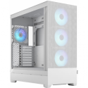 Fractal Design Pop XL Air RGB - Tower - extended ATX - no power supply (ATX) - white TG clear tint - USB / Audio