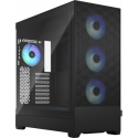 Fractal Design Pop XL Air RGB - Tower - extended ATX - no power supply (ATX) - black TG clear tint - USB / Audio