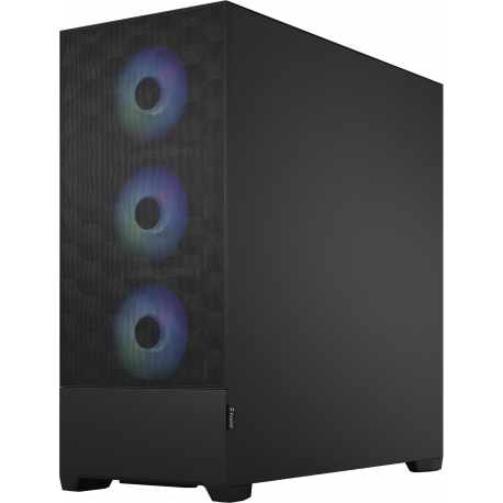 Fractal Design Pop XL Air RGB - Tower - extended ATX - no power supply (ATX) - black TG clear tint - USB / Audio - 7