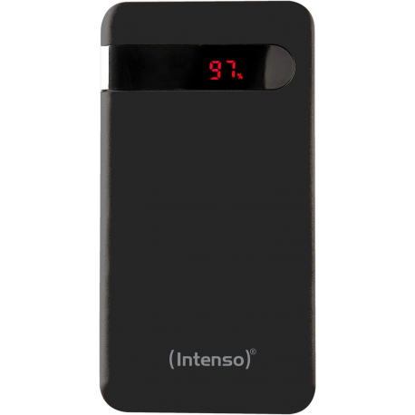 Intenso Powerbank PD10000 - Power bank - 10000 mAh - 3 A - QC 3.0 (USB-C) - on cable: USB-C - black - 0