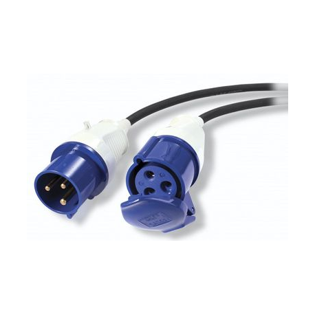 APC Modular IT Power Distribution Cable Extender - Power extension cable - IEC 60309 16A (M) to IEC 60309 16A (F) - AC 230 V - 8.4 m - for P / N: SY16K48H-PDNB, SY32K48H-PDNB, SY48K48H-PDNB, SY64K96H-NB, SY96K160H-NB, SY96K96H-NB - 0