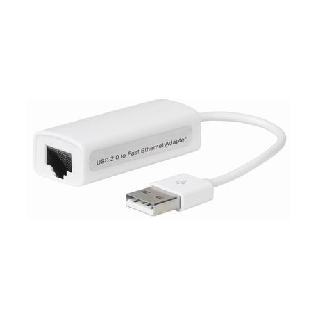 MicroConnect - Network adapter - USB 2.0 - 10Mb LAN - white - 0