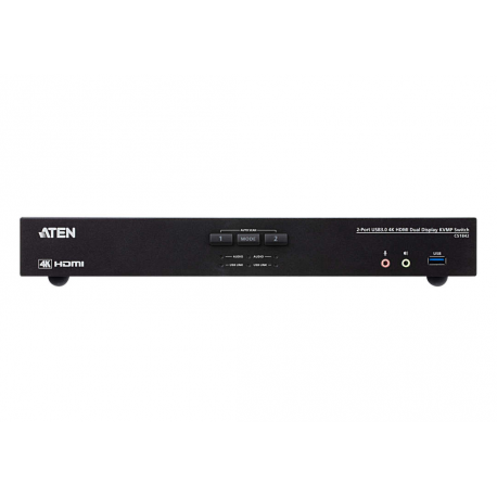 ATEN CS1842 2-Port USB 3.0 4K HDMI Dual Display KVMP Switch - KVM / audio / USB switch - 2 x KVM / audio / USB - 1 local user - desktop - 2