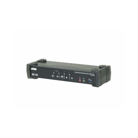 ATEN CS1924M KVMP Switch - KVM / audio / USB switch - 4 x KVM / audio / USB - 1 local user - desktop - 0
