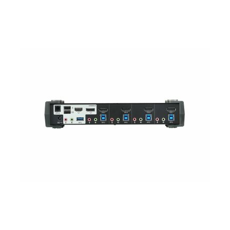 ATEN CS1924M KVMP Switch - KVM / audio / USB switch - 4 x KVM / audio / USB - 1 local user - desktop - 1