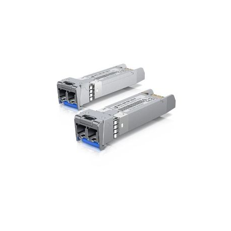 Ubiquiti UACC-OM-SM-10G-D - SFP+ transceiver module - 10 GigE - LC single-mode - up to 10 km - 1310 nm (pack of 2) - 0