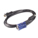APC - Video / USB cable - USB, HD-15 (VGA) (M) to HD-15 (VGA) (M) - 7.6 m - for APC 16 Port Multi-Platform Analog KVM, 8 Port Multi-Platform Analog KVM