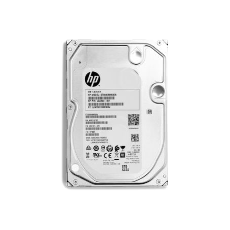 HP - Hard drive - 8 TB - internal - 3.5" LFF - SATA - 7200 rpm - for Workstation Z2 G4, Z2 G5, Z2 G8, Z2 G9 (SFF, tower), Z4 G4, Z6 G4, Z8 G4 - 0