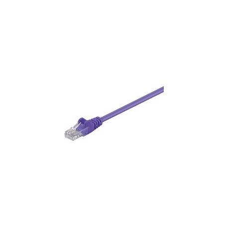 MicroConnect - Network cable - RJ-45 (M) to RJ-45 (M) - 1.5 m - UTP - CAT 5e - stranded - purple - 0