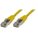 MicroConnect - Network cable - RJ-45 (M) to RJ-45 (M) - 25 cm - FTP - CAT 6 - booted - yellow
