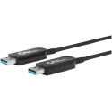 MicroConnect Premium - USB cable - USB Type A (M) to USB Type A (M) - USB 3.1 Gen 1 - 10 m - Active Optical Cable (AOC) - black
