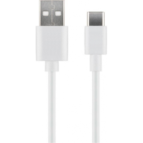 MicroConnect - USB cable - USB-C (M) to USB (M) - USB 2.0 - 3 A - 1 m - white - 0