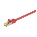 MicroConnect - Network cable - RJ-45 (M) to RJ-45 (M) - 2 m - SFTP - CAT 7 - halogen-free, snagless - red
