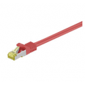 MicroConnect - Network cable - RJ-45 (M) to RJ-45 (M) - 7.5 m - SFTP, PiMF - CAT 7 - snagless - red