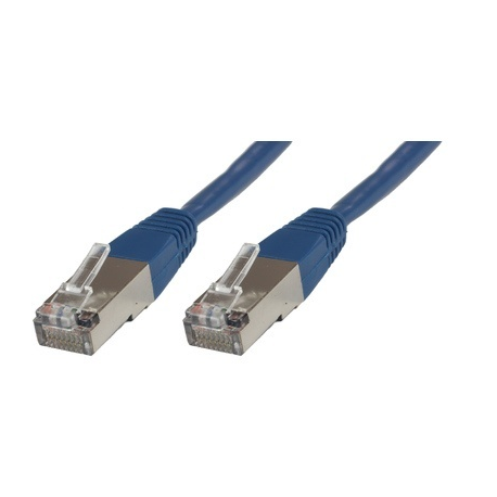 MicroConnect - Network cable - RJ-45 (M) to RJ-45 (M) - 25 cm - 6 mm - SFTP - CAT 6 - halogen-free, round, stranded - blue - 0