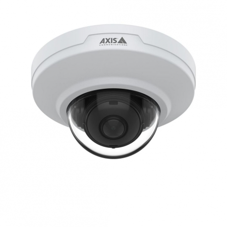 AXIS M3086-V - Network surveillance camera - dome - vandal resistant  /  impact resistant  /  dust resistant  /  water resistant - colour (Day&Night) - 4 MP - 2688 x 1512 - fixed iris - fixed focal - audio - LAN 10 / 100 - MJPEG, H.264, AVC, HEVC, H.265, MPEG-4 Part 10, MPEG-H Part 2 - PoE Plus Class 2 - 0