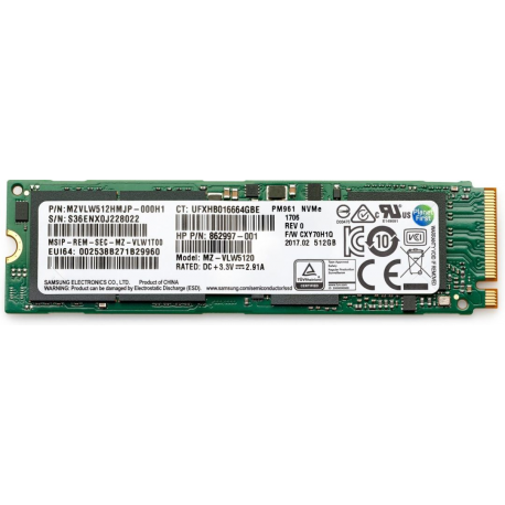 HP - SSD - 512 GB - internal - M.2 2280 - PCIe 4.0 x4 (NVMe) - for HP Z1 G8, Z1 G9; Elite 600 G9, 800 G9; EliteOne 800 G8; Pro 400 G9; ProDesk 405 G8 - 0