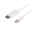 MicroConnect - External video adapter - USB-C 3.1 - DisplayPort - white