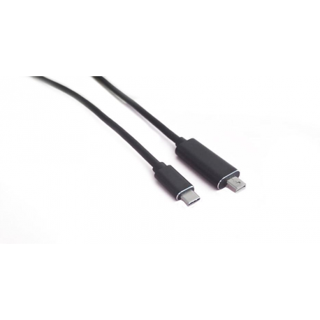 MicroConnect - DisplayPort cable - USB-C (M) to Mini DisplayPort (M) - 1 m - 4K60Hz (3840 x 2160) support - black - 0