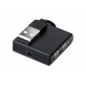 MicroConnect - Hub - 4 x USB 2.0 - desktop