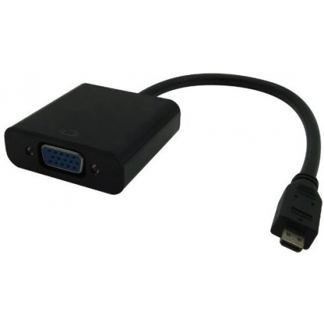 MicroConnect - Video converter - HDMI - VGA - black - 0