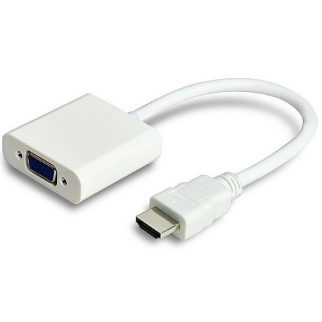 MicroConnect - Video converter - HDMI - VGA - white - 0
