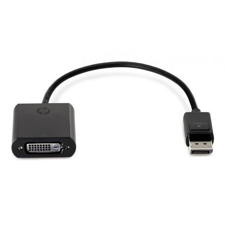 HP - DVI cable - DisplayPort (M) to DVI-D (F) - 19 cm - for EliteDesk 80X G8; EliteOne 800 G8; ProDesk 405 G8; ProOne 440 G9; Workstation Z2 G8, Z2 G9 - 0