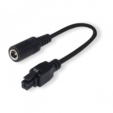 Teltonika - Power adapter - DC jack 5.5 x 2.1 mm (F) to 4-pin connector (3mm pitch) (M) - 10 cm - for Teltonika RUT300, RUT360, RUT951, RUTX12, RUTX14, TCR100, TRB140, TRB145, TSW100, TSW110 - 0
