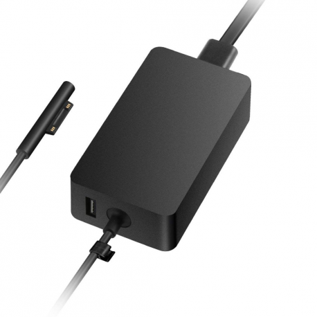 Microsoft - Power adapter - 44 Watt - black - commercial - for Surface Laptop, Pro (Mid 2017) - 0