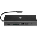 HP Travel Hub - Port replicator - USB-C - VGA, HDMI - Europe