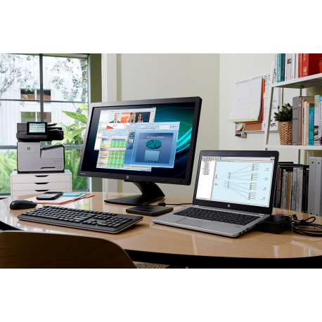 HP UltraSlim Docking Station 2013 - Docking station - VGA, 2 x DP - for ZBook 14, 14 G2, 14u G4, 14u G5, 14u G6, 15u G2, 15u G3, 15u G4, 15u G5, 15u G6 - 3