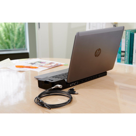HP UltraSlim Docking Station 2013 - Docking station - VGA, 2 x DP - 65 Watt - Europe - for ZBook 14, 14 G2, 14u G4, 14u G5, 14u G6, 15u G2, 15u G3, 15u G4, 15u G5, 15u G6 - 2