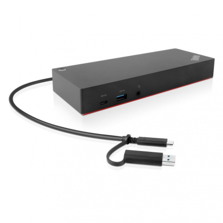 Lenovo ThinkPad Hybrid USB-C with USB-A Dock - Docking station - USB-C - 2 x HDMI, 2 x DP - GigE - 135 Watt - South Africa - 1