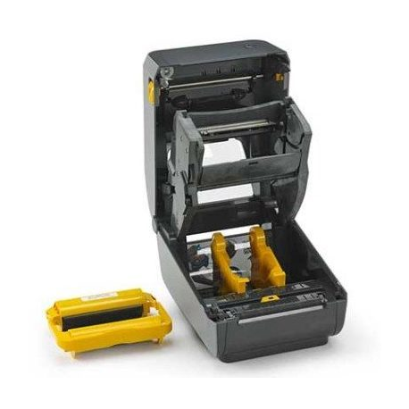 Zebra ZD421t - Label printer - thermal transfer - Roll (11.2 cm) - 300 dpi - up to 102 mm / sec - USB 2.0, USB host, NFC, Bluetooth LE - grey - 5