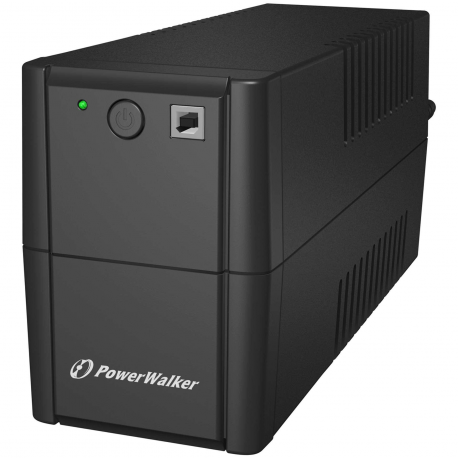 PowerWalker VI 650 SE - UPS - AC 220/230/240 V - 360 Watt - 600 VA - 7 Ah - USB - output connectors: 2 - black - 0