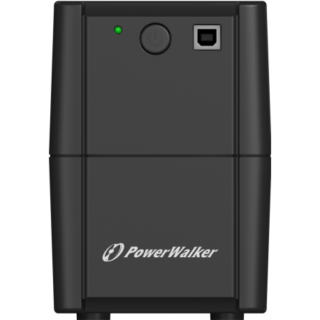 PowerWalker VI 850 IEC - UPS - AC 220 / 230 / 240 V - 480 Watt - 850 VA - 9 Ah - USB - output connectors: 4 - black - 2