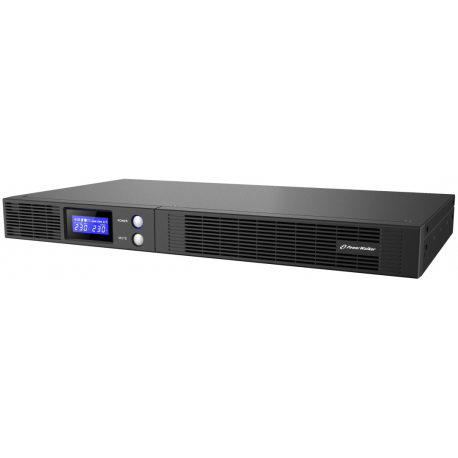 PowerWalker VI 1500 R1U - UPS (rack-mountable) - AC 230 V - 900 Watt - 1500 VA - 9 Ah - RS-232, USB - output connectors: 4 - 1U - 0