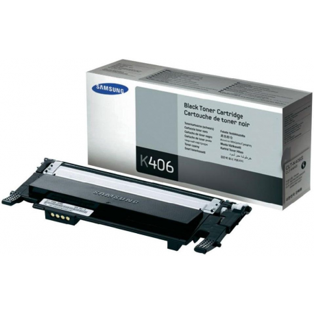 Samsung CLT-K406S - Black - original - toner cartridge - for CLP-360, 365, 368; CLX-3300, 3305, 3306; Xpress C460, C467 - 0