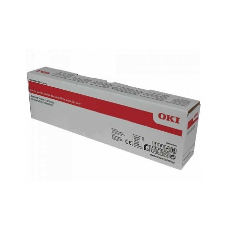 OKI - Black - original - toner cartridge - for C824dn, 824n, 834dnw, 834nw - 0