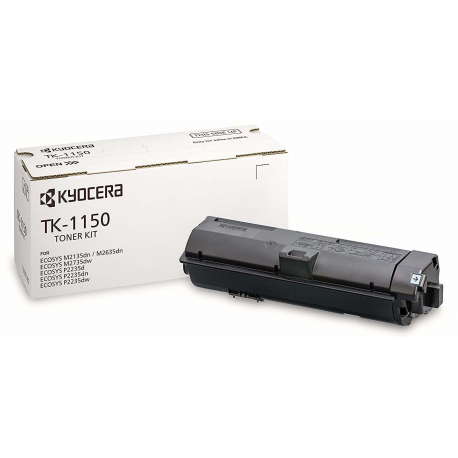 Kyocera TK 1150 - Black - original - toner cartridge - for ECOSYS M2135, M2635, M2735, P2235 - 0