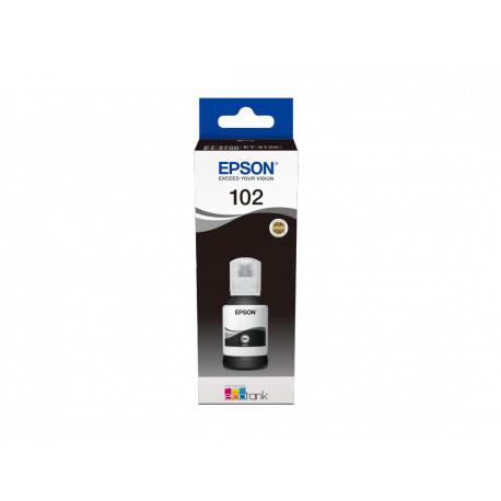Epson 102 - 127 ml - black - original - ink tank - for EcoTank ET-15000, 2750, 2751, 2756, 2850, 2851, 2856, 3850, 4750, 4850, 4856 - 4