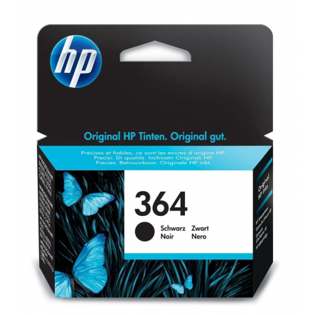 HP 364 - black - original - ink cartridge - 0